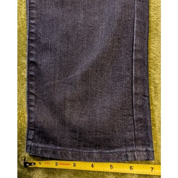 Gap 1969 Slim Straight Denim Jeans Stretch Cotton Blend 8 Dark Wash Retro Preppy - Picture 7 of 11